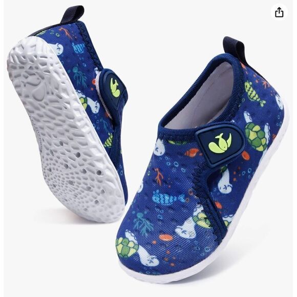 NEW Water Sport Shoes Barefoot Kids Aqua Socks Quick-Dry Beach Swim Pool 18-24 M - Picture 1 of 15